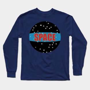 Space stars typography design Long Sleeve T-Shirt